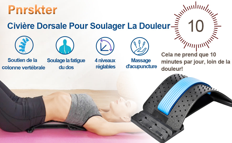 Civière dorsale orthopédique